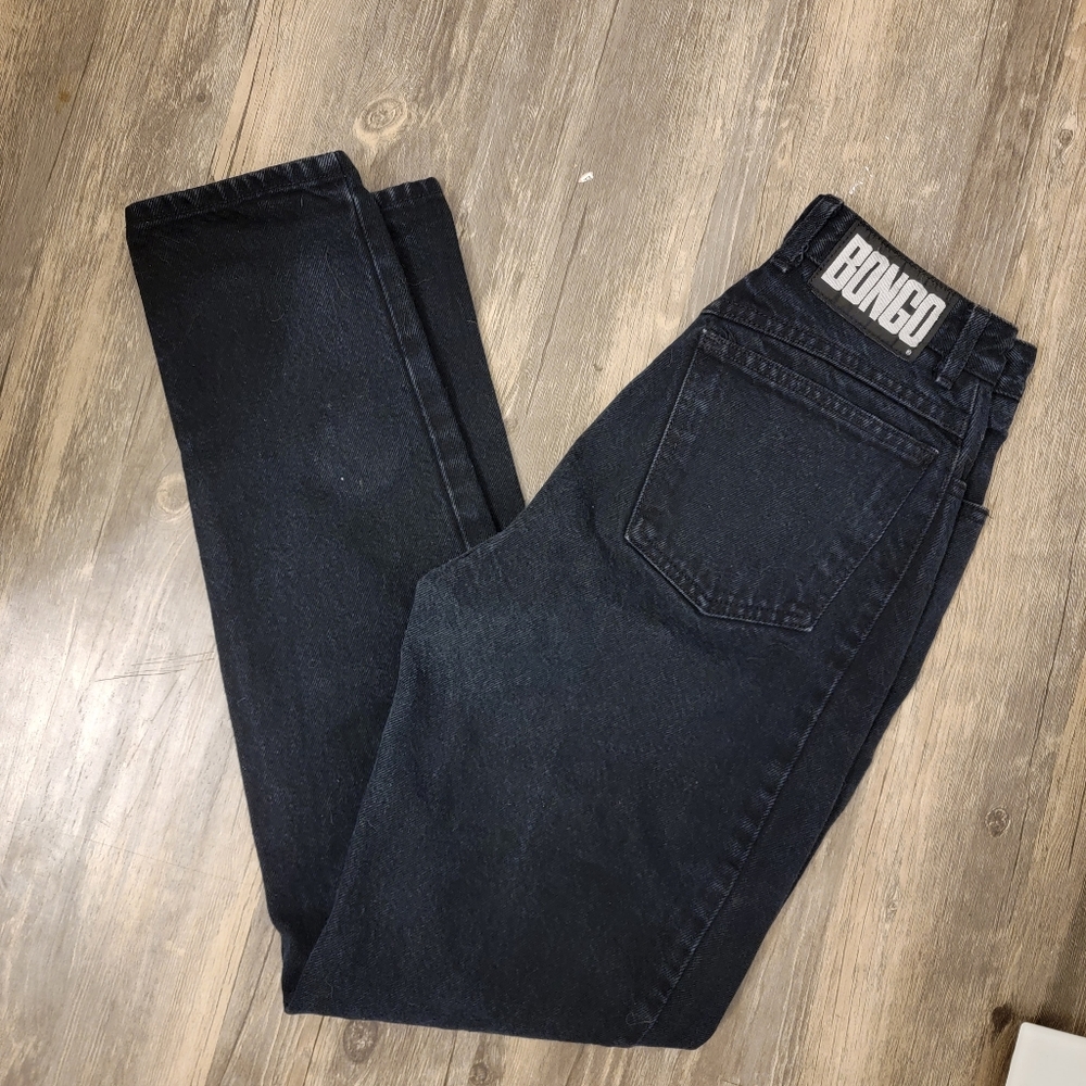 90s Bongo high waisted black jeans